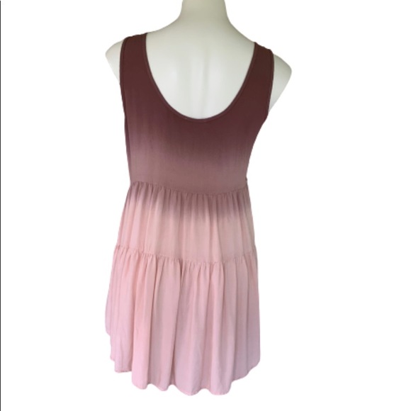 Pink Ombre” Women’s Sleeveless Tunic. Size Small - Picture 3 of 6